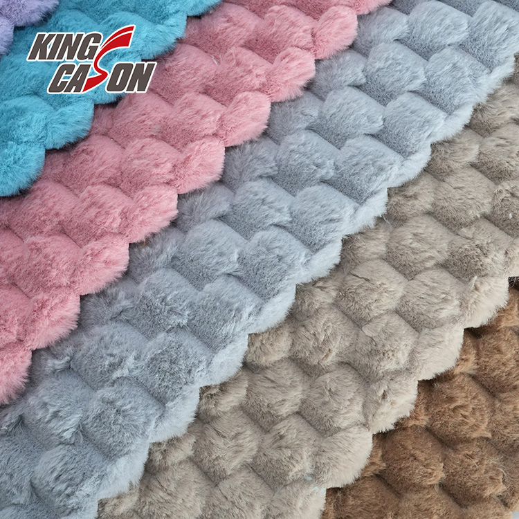 Kingcason Dyed Plain Two Sides Tortoise Flannel Fleece Fabric