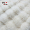 Kingcason White Bubble Rabbit Fake Fur Fabric