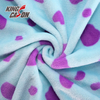 Kingcason Blue Sullivan Pattern Dot Printing Double Sides Flannel Fleece Fabric
