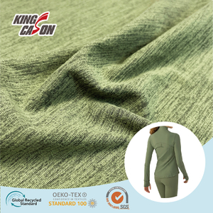 Kingcason Olive Moisture Wicking Sportwear Cationic Jersey Fabric