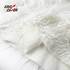 White 70mm Down Curly Fake Fur Fabric