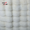 Kingcason White Bubble Rabbit Fake Fur Fabric