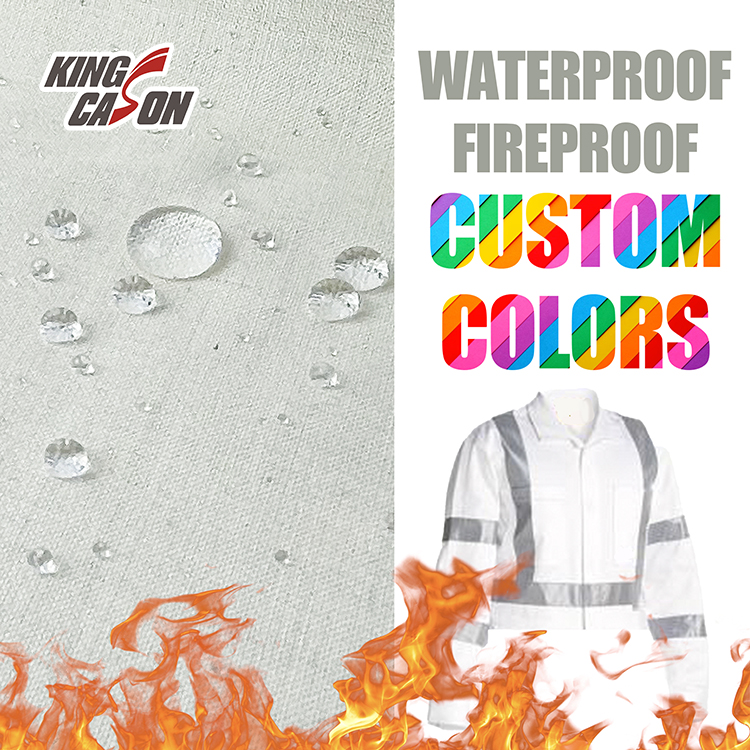 Waterproof White 180gsm Industrial Cloth Para Aramid Fabric