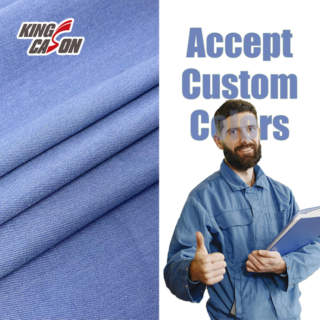 Blue Anti-static Para Aramid Fabric