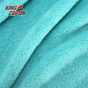 Kingcason Blue Cozy Arctic Sherpa Fleece Fabric