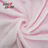 Kingcason Light Pink Jacquard Flannel Fleece Fabric