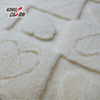 Kingcason 10mm White Carving Heart Fashion Jacket Fabric Faux Fur Fabric