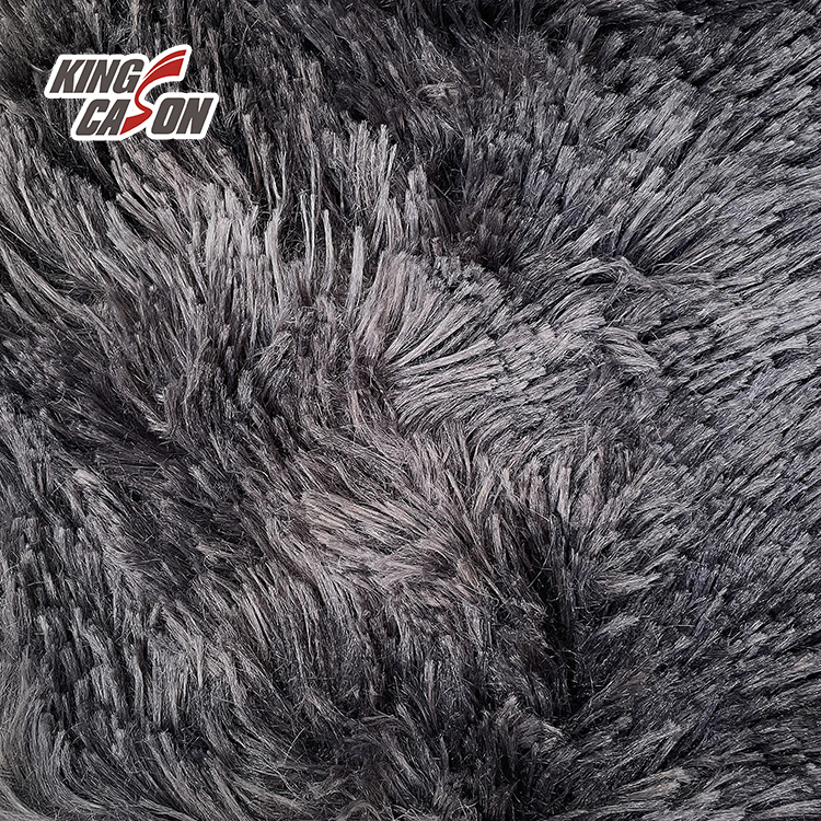 Kingcason 20-40mm Solid Color Luxury PV Fleece Fabric For Home Textile
