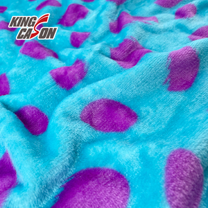 Wholesale Weft knitting Solid Color Polyester Flannel Fleece Fabric
