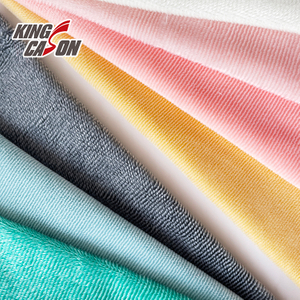 100% Polyester Stripe Super Soft Velvet Fabric For Cushion