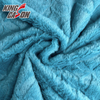 Kingcason Blue 3D Emboss Rabbit Faux Fur Fabric