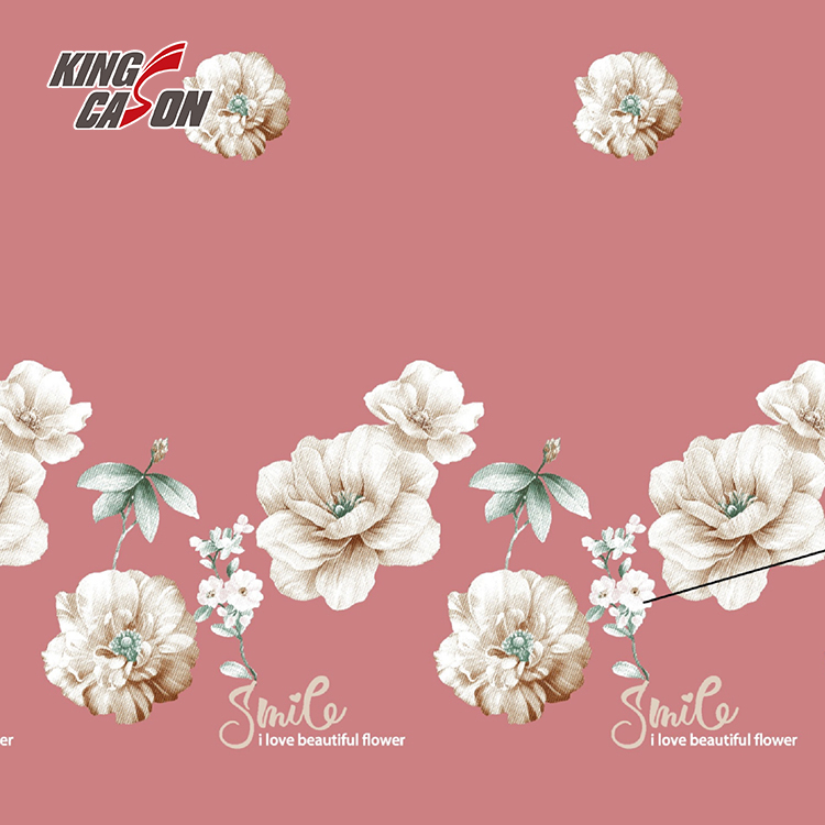 Kingcason Super Soft Plant Print Flannel Fleece Fabric4