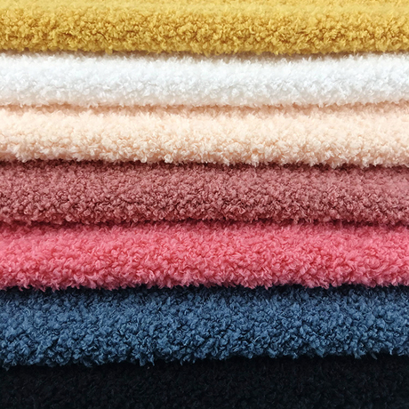Single Side Soft Soild Color Sherpa Fleece Fabric