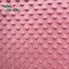 Solid Color Pink Minky Dot Fleece Fabric