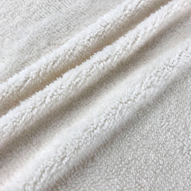 100% Polyester Single Side Sherpa Fleece Fabric