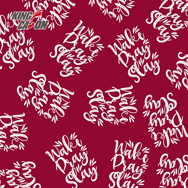 Kingcason Super Soft Letter Print Flannel Fleece Fabric1