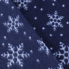 Snowflake Printed Polar Fleece Fabric