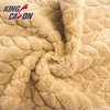 Kingcason Camel Twist Jacquard Faux Fur Fabric