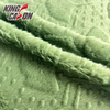 Kingcason Green Ginkgo Biloba Rabbit Faux Fur Fabric