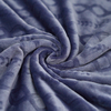 Chain Carving Navy Spandex Minky Fabric