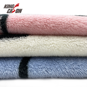 Solid Colour Polyester Sherpa Fleece Fabric 