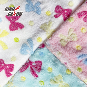Good Hand Feeling One Side Print Flannel Fleece Fabric