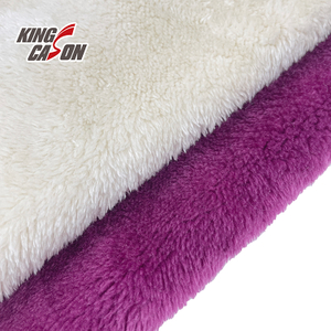 Solid Color Anti Pilling Polyester Sherpa Fabric