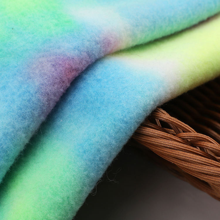 Tie-dye Polar Fleece Fabric